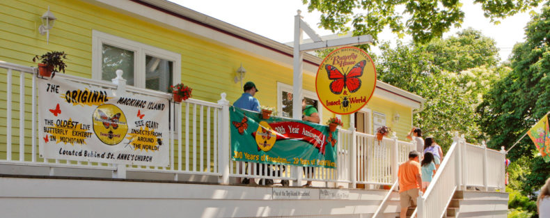 6-28-2012, Photo by CandaceWest.com Butterfly House and Shop on Mackinac Island, Michigan.